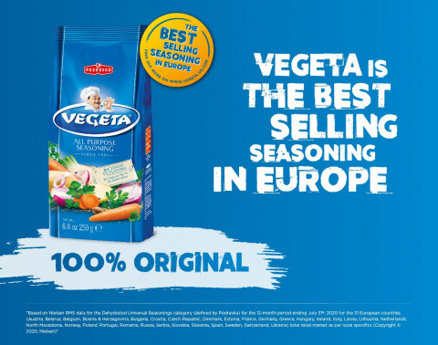 Vegeta is Europe's best-selling food seasoning
